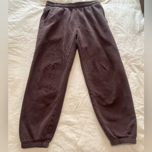Aritzia Dark Brown Joggers